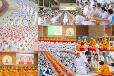 วันเสาร์ที่ 4 เมษายน พ.ศ.2569 พิธีขอขมา มอบผ้าไตร และถวายบาตรแด่นาคธรรมทายาท ในโครงการบรรพชาสามเณรฟื้นฟูพระพุทธศาสนาทั่วไทย โครงการหน่อแก้วเปรียญธรรม รุ่นที่ 14 โครงการสามเณรยุวธรรมทายาท รุ่นที่ 34 โครงการสามเณรมัชฌิมธรรมทายาท รุ่นที่ 30 ณ สภาธรรมกายสากล