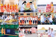 วันที่ 15-18 เมษายน พ.ศ.2569 การเเตรียมโต๊ะฉัน , เตรียมจุดพักค้าง , เรียงเก้าอี้ , เรียงกล่องไทยธรรม  เพื่องานถวายมหาสังฆทาน 40,000 กว่าวัดทั่วประเทศ วันคุ้มครองโลก 22 เมษายน พ.ศ.2569 วัดพระธรรมกาย