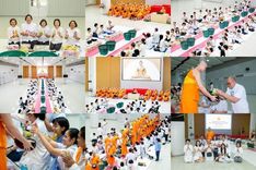 วันเสาร์ที่ 18 เมษายน พ.ศ. 2569 ตักบาตรฉลองพระใหม่ โครงการอุปสมบทหมู่ธรรมทายาท ระดับอุดมศึกษา รุ่นที่ 53 ภาคฤดูร้อน  ณ ฟ้องปฏิบัติธรรม ชั้นลอย 1/2 มหารัตนวิหารคด คอร์ 13 วัดพระธรรมกาย