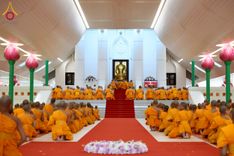 ภาพ No.233187:วันที่ 11 กรกฏาคม พ.ศ. 2568 พิธีอธิษฐานพรรษา ของคณะสงฆ์ ณ โบสถ์พระไตรปิฎก วัดพระธรรมกาย ต.คลองสาม อ.คลองหลวง จ.ปทุมธานี