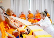 ภาพ No.241696:วันอาทิตย์ที่ 24 สิงหาคม พ.ศ. 2568 พิธีทอดผ้าป่า ฉลองครบรอบ 10 ปี ศูนย์ปฏิบัติธรรมพัทลุง