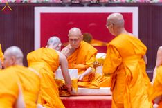 ภาพ No.256342:วันที่ 4 ตุลาคม พ.ศ. 2568 พิธีบรรพชาอุปสมบท  โครงการอุปสมบทหมู่บูชาธรรม 141 ปี  พระมงคลเทพมุนี (สด จนฺทสโร) ณ โบสถ์พระไตรปิฏก วัดพระธรรมกาย จ.ปทุมธานี