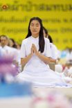 ภาพ No.215327:วันอาทิตย์ต้นเดือนที่ 6 เมษายน พ.ศ. 2568 พิธีบูชาข้าวพระ สภาธรรมกายสากล วัดพระธรรมกาย