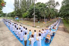ภาพ No.251424:วันเสาร์ที่ 11 ตุลาคม พ.ศ. 2568 พิธีทอดกฐินสามัคคีประจำปี พ.ศ. 2568 สร้างทุกสิ่ง เพื่อการสร้างคนให้เป็นคนดี ณ ศูนย์อบรมเยาวชนปักธงชัย นครราชสีมา