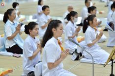 ภาพ No.231855:วันที่ 5 กรกฎาคม พ.ศ. 2568 พิธีถวายภัตตาหารเมนูสวรรค์ เพื่อการบรรลุธรรม ณ หอฉันคุณยายอาจารย์ฯ วัดพระธรรมกาย