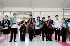 ภาพ No.243200:วันพฤหัสบดีที่ 4 กันยายน พ.ศ. 2568 เวลา 07.00-08.15 น. มหาวิทยาลัยเกษตรศาสตร์ กำแพงแสน ร่วมทำบุญตักบาตร Freshy KU85 พระสงฆ์ 85 รูป