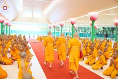 ภาพ No.233199:วันที่ 11 กรกฏาคม พ.ศ. 2568 พิธีอธิษฐานพรรษา ของคณะสงฆ์ ณ โบสถ์พระไตรปิฎก วัดพระธรรมกาย ต.คลองสาม อ.คลองหลวง จ.ปทุมธานี