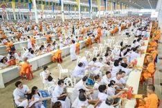 ภาพ No.236382:วันที่ 3 สิงหาคม พ.ศ. 2568 พิธีถวายมหาสังฆทานคณะสงฆ์ 2,000 กว่าวัดทั่วประเทศ ปีที่ 25 , พิธีถวายไทยธรรมคณะสงฆ์ 323 วัด 4 จังหวัดชายแดนภาคใต้ ณ วัดพระธรรมกาย