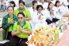 ภาพ No.241880:วันอาทิตย์ที่ 31 สิงหาคม พ.ศ. 2568 พิธีทำบุญแด่คณะสงฆ์ 122 รูป ฉลอง 121 ปี อำเภอคลองหลวง จ.ปทุมธานี เพื่อนำส่งช่วยเหลือคณะสงฆ์ 323 วัด 4 จังหวัดชายแดนภาคใต้ และช่วยเหลือประชาชนจากเหตุปะทะ แนวชายแดนไทย-กัมพูชา ณ บริเวณหน้าที่ว่าการอำเภอคลองหลวง จังหวัดปทุ