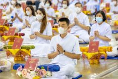 ภาพ No.80516:พิธีถวายทุนสนับสนุนการสร้าง พระไตรปิฎกฉบับธรรมชัย วันเสาร์ที่ 29 เมษายน พ.ศ. 2566 ณ สภาธรรมกายสากล วัดพระธรรมกาย