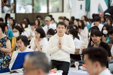 ภาพ No.243078:วันพฤหัสบดีที่ 4 กันยายน พ.ศ. 2568 เวลา 07.00-08.15 น. มหาวิทยาลัยเกษตรศาสตร์ กำแพงแสน ร่วมทำบุญตักบาตร Freshy KU85 พระสงฆ์ 85 รูป