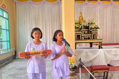 ภาพ No.182157:พิธีทอดกฐิน ณ วัดท่านางหอม จ.สงขลา ในโครงการทอดกฐินสามัคคีทั่วไทย 30,000 วัด บูชาธรรม 80 ปี หลวงพ่อธัมมชโย โดยคณะศิษยานุศิษย์วัดพระธรรมกาย วันที่ 27 ตุลาคม พ.ศ. 2567 กฐินสัมฤทธิ์เด็กดี V-Star โรงเรียนท่าจีนอุดมวิทยา จ.สงขลา