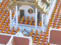 ภาพ No.197110:พิธีจุดประทีปถวายเป็นพุทธบูชา และบูชาธรรมมหาปูชนียาจารย์ ณ วัดโบสถ์(บน) ตำบลบางคูเวียง อำเภอบางกรวย จังหวัดนนทบุรี ในโครงการธรรมยาตรา กตัญญูบูชา มหาปูชนียาจารย์ พระมงคลเทพมุนี(สด จนฺทสโร) พระผู้ปราบมาร อนุสรณ์สถาน 7 แห่ง ปีที่ 13 วันที่ 18 มกราคม พ.ศ. 25