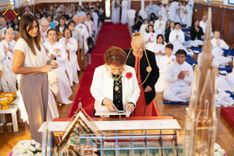 ภาพ No.173071:พิธีกฐินปุญญรังสีเศรษฐี ณ วัดพระธรรมกายนิวคาสเซิล สหราชอาณาจักร วันอาทิตย์ที่ 27 ตุลาคม พ.ศ. 2567