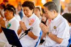 ภาพ No.189325:พิธีทอดผ้าป่าทำนุบำรุงศาสนสถาน ในโครงการธรรมยาตรา กตัญญูบูชา มหาปูชนียาจารย์ พระมงคลเทพมุนี(สด จนฺทสโร) พระผู้ปราบมาร อนุสรณ์สถาน 7 แห่ง ปีที่ 13 ณ วัดใหม่นพรัตน์  ต.เนินพระปรางค์ อ.สองพี่น้อง จ.สุพรรณบุรี วันที่ 5 มกราคม พ.ศ. 2568