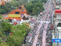 ภาพ No.210298:วันอาทิตย์ที่ 9 มีนาคม พ.ศ. 2568 พ่อเมืองโคราชจัดตักบาตรพระหมื่น ทำบุญเมือง 557 ปี