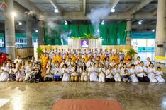 ภาพ No.243005:วันที่ 31 สิงหาคม พ.ศ. 2568 พิธีตัดปอยผมและปลงผม โครงการอุปสมบทหมู่บูชาธรรม ครบรอบ 108 ปี วันครูผู้ค้นพบวิชชาธรรมกาย ณ วัดพระธรรมกาย