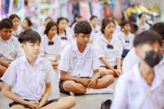 ภาพ No.246357:วันที่ 8-9 กันยายน พ.ศ. 2568 ศูนย์ปฏิบัติธรรมสมุทรปราการ นำทีมจัดอบรมโครงการอบรมคุณธรรม , จริยธรรม ในหัวข้อ การค้นพบศักยภาพในตนเอง เพื่อพัฒนานิสัย ผ่านนวัตกรรมความดีสากล ณ โรงเรียนวัดราษฎ์บูรณะ ต.บางปลา อ.บางพลี จ.สมุทรปราการ
