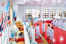 ภาพ No.237692:พิธีถวายเครื่องราชสักการะและวางพานพุ่ม และพิธีจุดเทียนถวายพระพรชัยมงคล เนื่องในโอกาสวันเฉลิมพระชนมพรรษา สมเด็จพระนางเจ้าสิริกิติ์ พระบรมราชินีนาถ พระบรมราชชนนีพันปีหลวง วันอังคารที่ 12 สิงหาคม พ.ศ. 2568  ณ อาคารปลูกศรัทธา 2 วัดพระธรรมกาย
