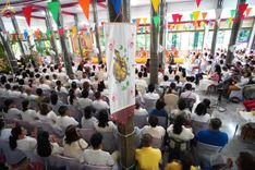 ภาพ No.163084:โครงการกฐินสามัคคีทั่วไทย 30,000 วัด บูชาธรรม 80 ปี หลวงพ่อธัมมชโย โดย คณะศิษยานุศิษย์วัดพระธรรมกาย ณ วัดถ้ำสาริกา อ.เมือง จ.นครนายก วันที่ 19 ตุลาคม พ.ศ. 2567