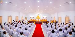ภาพ No.234559:วันอาทิตย์ที่ 20 กรกฎาคม  พ.ศ.2568 พิธีทอดผ้าป่าภาคพื้นอเมริกา พิธีเจริญพระพุทธมนต์ ฉลองอาคารแก้วธรรมชัยรัตนอนันต์ วัดพระธรรมกายเทนเนสซี ประเทศสหรัฐอเมริกา