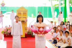 ภาพ No.159070:พิธีทอดผ้าป่าถวายทุนการศึกษาพระภิกษุสามเณรทั่วโลก และ พิธีถวายสังฆทานหนังสือพระไตรปิฏก 80 วัด บูชาธรรม 80 ปี หลวงพ่อธัมมชโย วันเสาร์ที่ 21 กันยายน พ.ศ. 2567 ณ โบสถ์พระไตรปิฏก วัดพระธรรมกาย