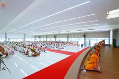 ภาพ No.83272:พิธีถวายสังฆทานคณะสงฆ์ 85 รูป  และพิธีทอดผ้าป่ายกช่อฟ้าดวงแก้ว มหาวิหารหลวงปู่  วันอาทิตย์ที่ 18 มิถุนายน 2566 ณ ศูนย์ปฏิบัติธรรมภาคใต้ อ.บางกล่ำ จ.สงขลา