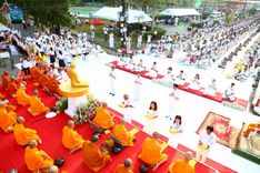 ภาพ No.235176:วันอาทิตย์ที่ 27 กรกฎาคม พ.ศ. 2568 พิธีตักบาตรพระ1,000 รูป ทำบุญเมืองพัทลุง ประธานสงฆ์ พระปริยัติวชิโรดม  เจ้าคณะจังหวัดพัทลุง ประธานฆราวาส นายรัฐศาสตร์ ชิดชู  ผู้ว่าราชการจังหวัดพัทลุง