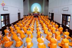 ภาพ No.233175:วันที่ 11 กรกฏาคม พ.ศ. 2568 พิธีอธิษฐานพรรษา ของคณะสงฆ์ ณ โบสถ์พระไตรปิฎก วัดพระธรรมกาย ต.คลองสาม อ.คลองหลวง จ.ปทุมธานี
