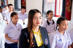 ภาพ No.184931:กิจกรรมวันรวมพลังเด็กดี V-Star ผู้นำฟื้นฟูศีลธรรมโลก กรุงเทพมหานคร ณ วัดมหาธาตุยุวราชรังสฤษฎิ์ราชวรมหาวิหาร กรุงเทพมหานคร ในวันที่ 13 ธันวาคม พ.ศ. 2567