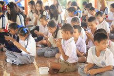 ภาพ No.200144:พิธีทอดผ้าป่าทำนุบำรุงศาสนสถาน ณ วัดบางไผ่นารถ ตำบลบางไทรป่า อำเภอบางเลน จังหวัดนครปฐม ในโครงการธรรมยาตรา กตัญญูบูชา มหาปูชนียาจารย์ พระมงคลเทพมุนี(สด จนฺทสโร) พระผู้ปราบมาร อนุสรณ์สถาน 7 แห่ง ปีที่ 13 วันที่ 22 มกราคม พ.ศ. 2568