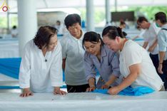 ภาพ No.218615:วันพฤหัสบดีที่ 17 เมษายน พ.ศ. 2568 การเตรียมงานในลานธรรม , สภาธรรมกายสากล , วิหารคด  เพื่องานวันคุ้มครองโลก 22 เมษายน พ.ศ. 2568