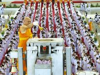 ภาพ No.81629:พิธีหล่อพระประธานเพื่อประดิษฐาน ณ ห้องแก้วสารพัดนึก 2 เนื่องในวันวิสาขบูชา วันเสาร์ที่ 3 มิถุนายน 2566 ณ วัดพระธรรมกาย จ.ปทุมธานี