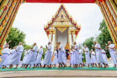 ภาพ No.231767:วันเสาร์ ที่ 5 กรกฎาคม พ.ศ. 2568 พิธีบรรพชา อุปสมบท โครงการอุปสมบท บูชาธรรมมหาปูชนียาจารย์ รุ่นเข้าพรรษา ณ วัดเกาะแก้วประชานุรักษ์ อ.วังทอง  จ.พิษณุโลก