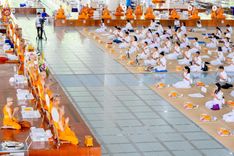 ภาพ No.167392:พิธีบุพเปตพลี ครั้งที่ 157 ร่วมอุทิศบุญกุศลแด่หมู่ญาติที่ล่วงลับไปแล้ว และสืบทอดอายุพระพุทธศาสนา วันพฤหัสที่ 31 ตุลาคม พ.ศ. 2567 (วันพระ แรม 14 ค่ำ เดือน 11) ณ หอฉันคุณยายอาจารย์ฯ วัดพระธรรมกาย