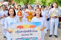 ภาพ No.255548:วันที่ 12 ตุลาคม พ.ศ. 2568 พิธีทอดกฐินสามัคคีทั่วไทย 30,000 วัด โดยคณะศิษยานุศิษย์ บูชาธรรม 81 ปี หลวงพ่อธัมมชโย ณ วัดสามจุ่น ต.ดอนปรู อ.ศรีประจันต์  จ.สุพรรณบุรี