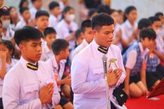 ภาพ No.184970:กิจกรรมวันรวมพลังเด็กดี V-Star ผู้นำฟื้นฟูศีลธรรมโลก กรุงเทพมหานคร ณ วัดมหาธาตุยุวราชรังสฤษฎิ์ราชวรมหาวิหาร กรุงเทพมหานคร ในวันที่ 13 ธันวาคม พ.ศ. 2567