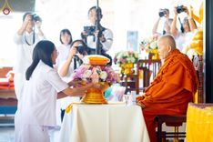 ภาพ No.189321:พิธีทอดผ้าป่าทำนุบำรุงศาสนสถาน ในโครงการธรรมยาตรา กตัญญูบูชา มหาปูชนียาจารย์ พระมงคลเทพมุนี(สด จนฺทสโร) พระผู้ปราบมาร อนุสรณ์สถาน 7 แห่ง ปีที่ 13 ณ วัดใหม่นพรัตน์  ต.เนินพระปรางค์ อ.สองพี่น้อง จ.สุพรรณบุรี วันที่ 5 มกราคม พ.ศ. 2568