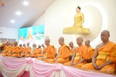 ภาพ No.241300:วันอาทิตย์ที่ 24 สิงหาคม พ.ศ.2568 พิธีปฐมผ้าป่าสถาปนาองค์พระเจดีย์เพื่อสร้างสันติภาพโลก พิธีไถ่ชีวิตโค สร้างมหากุศลด้วยการให้ชีวิตสัตว์เป็นทาน ณ ศูนย์ปฏิบัติธรรมสระบุรี อ.พระพุทธบาท จ.สระบุรี