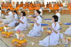ภาพ No.231897:วันที่ 5 กรกฎาคม พ.ศ. 2568 พิธีถวายภัตตาหารเมนูสวรรค์ เพื่อการบรรลุธรรม ณ หอฉันคุณยายอาจารย์ฯ วัดพระธรรมกาย
