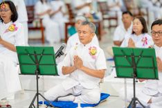 ภาพ No.241789:วันเสาร์ที่ 23 สิงหาคม พ.ศ. 2568 ปฐมผ้าป่าสถาปนาองค์พระเจดีย์ "ซื้อดินปรับพื้นที่ลานธรรม รองรับองค์พระเจดีย์เพื่อสร้างสันติภาพโลก" ณ ศูนย์ปฏิบัติธรรมระยอง (บ้านช่องลม)