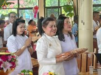 ภาพ No.177113:พิธีทอดกฐิน ณ วัดสะพาน ต.ลำคอหงษ์ อ.โนนสูง จ.นครราชสีมา ในโครงการทอดกฐินสามัคคีทั่วไทย 30,000 วัด บูชาธรรม 80 ปี หลวงพ่อธัมมชโย โดยคณะศิษยานุศิษย์วัดพระธรรมกาย วันที่ 9 พฤศจิกายน พ.ศ. 2567