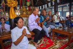 ภาพ No.169999:พิธีทอดกฐิน ณ วัดเขาสมอระบัง จ.เพชรบุรี ในโครงการกฐินสามัคคีทั่วไทย 30,000 วัด บูชาธรรม 80 ปี หลวงพ่อธัมมชโย โดยคณะศิษยานุศิษย์วัดพระธรรมกาย วันที่ 26 ตุลาคม พ.ศ. 2567