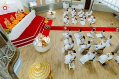 ภาพ No.232737:วันอาทิตย์ที่ 6 กรกฏาคม พ.ศ. 2568 พิธีบูชาข้าวพระ ณ วัดพระธรรมกายนอร์ธสวีเดน