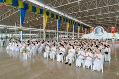 ภาพ No.223221:วันที่ 2 -10 พฤษภาคม พ.ศ. 2568 พิธีตัดปอยผม ปลงผม พิธีขอขมาลาอุปสมบทอุทิศชีวิต ของอุบาสก พิสิทธิ์ หมื่นแกล้ว  ณ วัดพระธรรมกาย