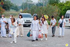 ภาพ No.215904:วันพฤหัสบดีที่ 3 เมษายน พ.ศ. 2568 พิธีบรรพชาสามเณร ภาคฤดูร้อน รุ่นที่ 15  บูชาธรรมหลวงพ่อธัมมชโย 81 ปี 81 รูป ณ ศูนย์ปฏิบัติธรรมสวนผึ้ง จ.ราชบุรี
