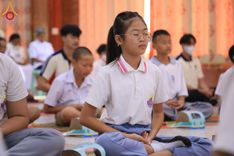 ภาพ No.200079:พิธีทอดผ้าป่าทำนุบำรุงศาสนสถาน ณ วัดบางไผ่นารถ ตำบลบางไทรป่า อำเภอบางเลน จังหวัดนครปฐม ในโครงการธรรมยาตรา กตัญญูบูชา มหาปูชนียาจารย์ พระมงคลเทพมุนี(สด จนฺทสโร) พระผู้ปราบมาร อนุสรณ์สถาน 7 แห่ง ปีที่ 13 วันที่ 22 มกราคม พ.ศ. 2568