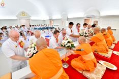 ภาพ No.257381:วันที่ 11 ตุลาคม พ.ศ. 2568 พิธีทอดกฐินสามัคคี  เพื่องานเผยแผ่พระพุทธศาสนา วิชชาธรรมกายสู่ชาวท้องถิ่น ณ วัดพระธรรมกายคอร์ซัวร์ ลุสท์สโกว  ประเทศเดนมาร์ก 