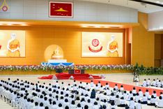 ภาพ No.212595:วันพฤหัสบดีที่ 20 มีนาคม พ.ศ. 2568 การประชุม 3 อาศรม วัดพระธรรมกาย เพื่องาน 22 เมษายน วันคุ้มครองโลก ถวายมหาสังฆทาน 40,000 กว่าวัดทั่วประเทศ