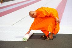 ภาพ No.236795:วันที่ 26-27 กรกฎาคม พ.ศ. 2568 ภาพการเตรียมงาน - เก็บงาน มหาสังฆทานครั้งยิ่งใหญ่ ตักบาตรพระ 1,000 รูป ทำบุญเมืองพัทลุง